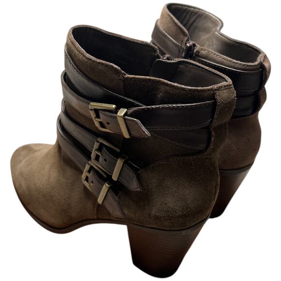 INC International Concepts Laini Women's Size 12 Ankle Boots Zip Buckles Booties - Picture 6 of 15